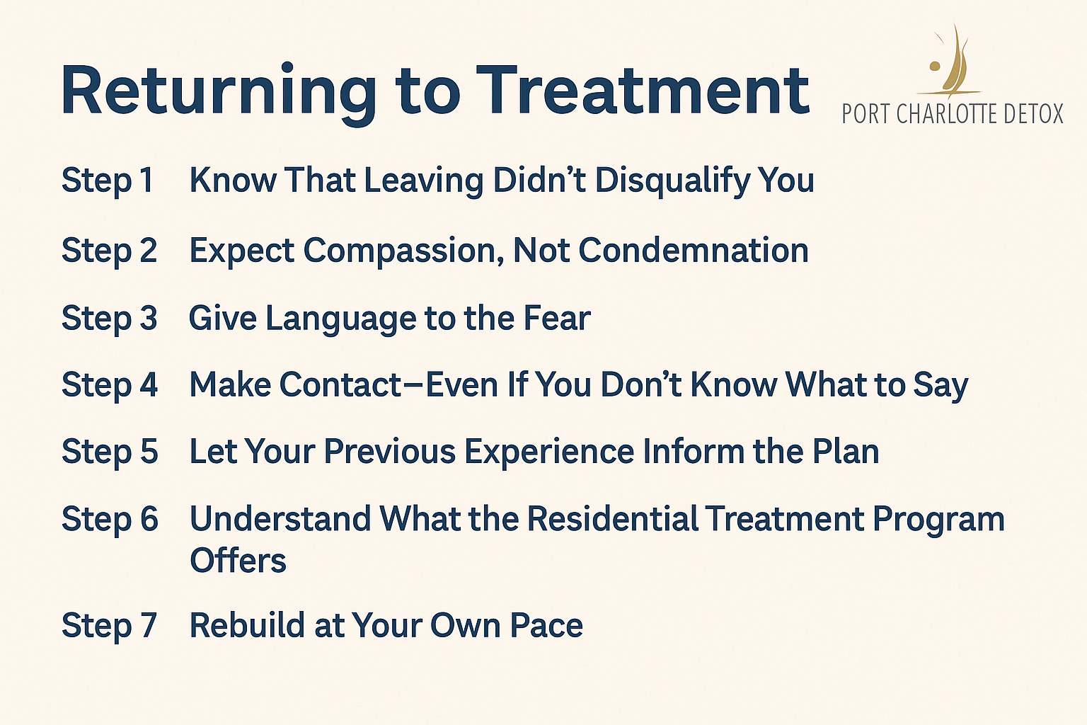 Returning to Treatment 